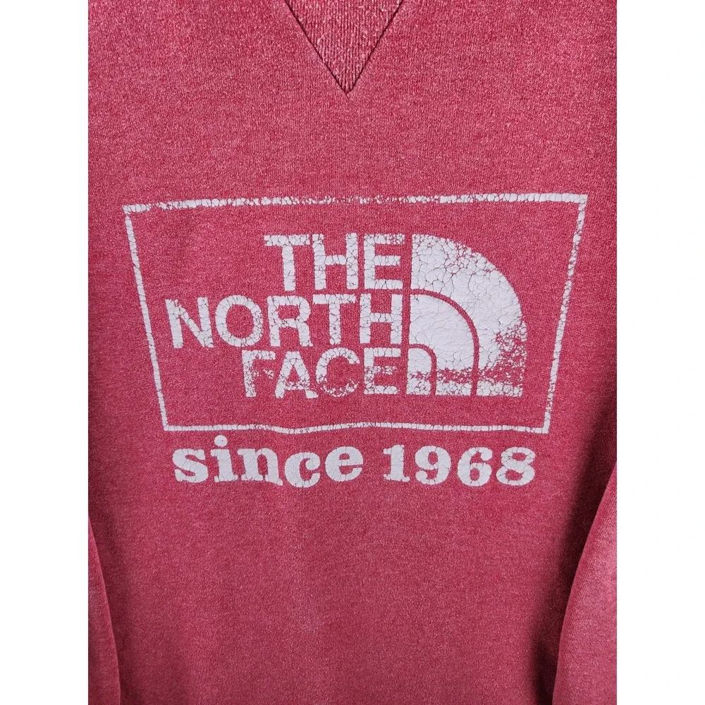 The North Face Since 1968 Crewneck Sweatshirt XXL Red Vintage Distressed Logo
